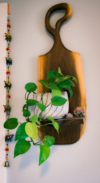 A shelf created to spread an energy of peace & balance